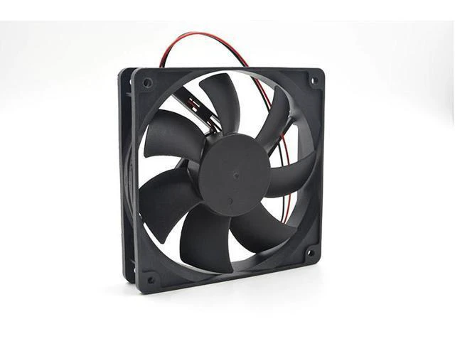 Alt view image 2 of 3 - AD1212MB-A71GL 12cm 12025 12v 0.33A chassis silent power supply fan