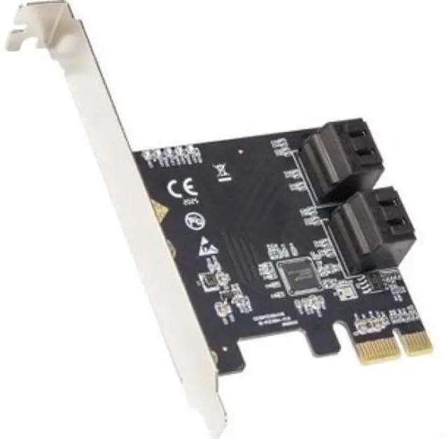 Alt view image 6 of 7 - 4 Port SATA III PCI-e 3.0 x1 Card Non-Raid with Low Profile Bracket