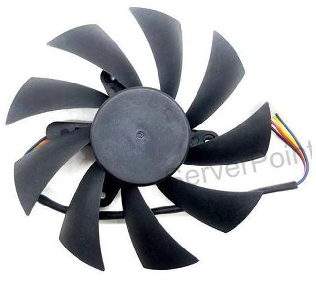 Alt view image 2 of 2 - for PLA09215D12H PLA09215B12H PLA09215S12H 12V 0.55A 87mm 4Wire For HD7870 E6 2G Club HD7800 Cooling Fan