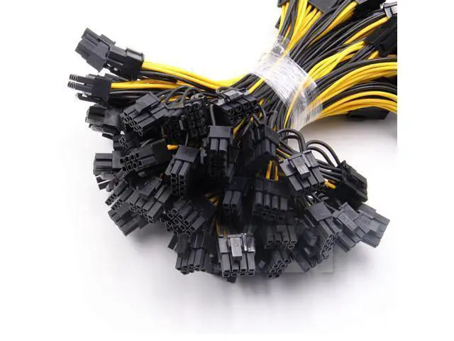 Alt view image 2 of 3 - 10pcs/lot 6 pin PCI Express to 2 x PCIe 8 (6+2) pin Motherboard Graphics Video Card PCI-e VGA Splitter Hub Power Cable