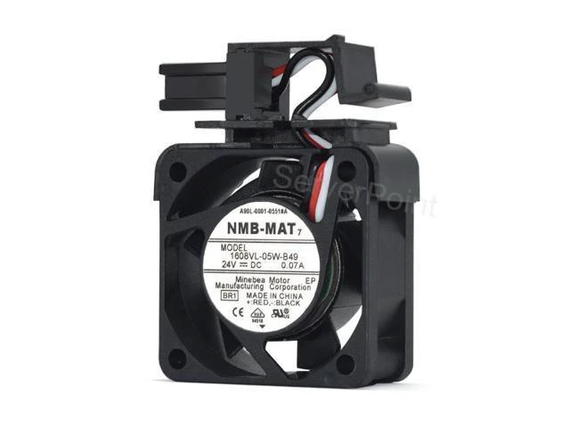 Alt view image 2 of 2 - 1608VL-05W-B49 Square Cooling Fan For NMB-MAT Minebea Motor Cooler 40*40*20mm 4020 DC24V 0.07A