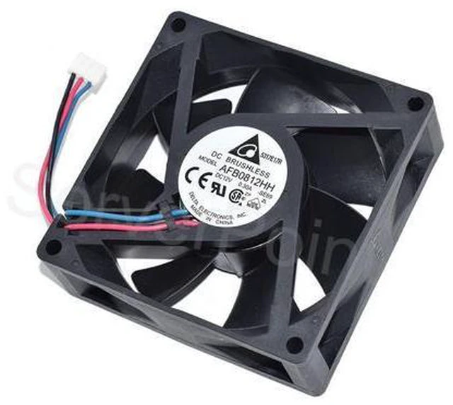 Main image of For DELTA Cooler AFB0812HH DC12V 0.30A 8CM 3-Wire Server Inverter Cooling fan