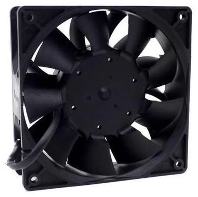 Alt view image 2 of 3 - 1pcs TFC1212DE 120mm DC 12V 3.9A 5200RPM 252CFM For Bitcoin Miner Powerful Server Case AXIAL cooling