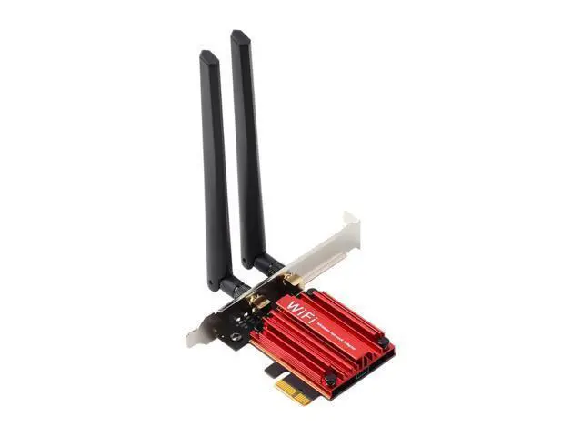 Alt view image 3 of 4 - M.2 para pci express adaptador sem fio, conversor ngff m.2 wifi bluetooth card com duas antenas para intel ax210 ax200 9260 8265