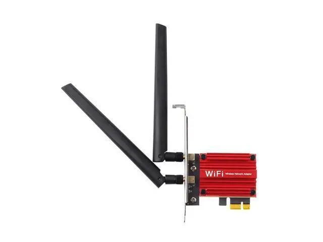 Alt view image 4 of 4 - M.2 para pci express adaptador sem fio, conversor ngff m.2 wifi bluetooth card com duas antenas para intel ax210 ax200 9260 8265