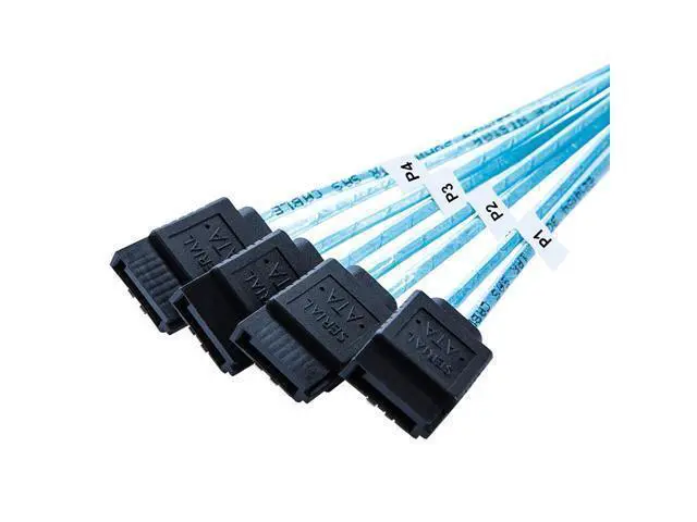 Alt view image 6 of 6 - Internal HD Mini SAS Cable, Internal HD Mini SAS (SFF-8643 Host) - 4X SATA (Target) Cable,SFF-8643 to 4X SATA Cable,1.6ft, SFF-8643 for Controller, 4 Sata Connect to Hard Drive