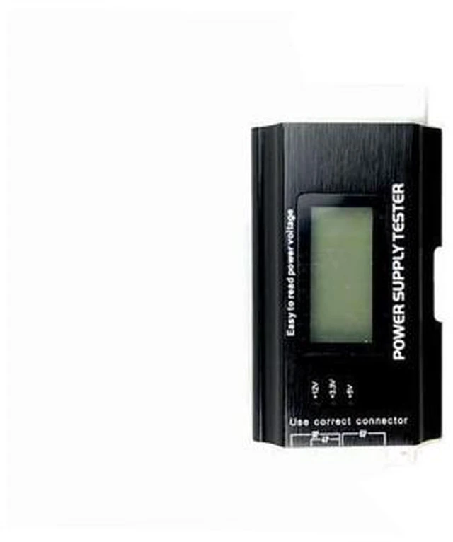Alt view image 3 of 4 - Digital LCD Computer PC Power Supply Tester Checker 20/24 Pin SATA HDD ATX BTX Meter Power Supply Tester Checker Power Measuring