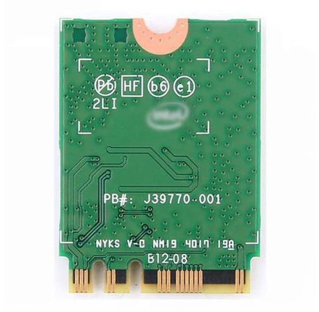 Alt view image 4 of 4 - Sem fio para intel ac 9260 9260ngw 802.11ac ngff wi-fi bluetooth 5.0 card + 6dbi ipex mhf4 u. fl para segundo conjunto de antena externa