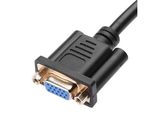 Alt view image 3 of 7 - DVI D to VGA Adapter Cable 24 + 5 Pin DVI Plug to 15 Pin VGA Socket