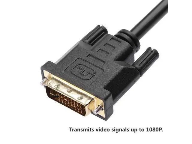 Alt view image 4 of 7 - DVI D to VGA Adapter Cable 24 + 5 Pin DVI Plug to 15 Pin VGA Socket