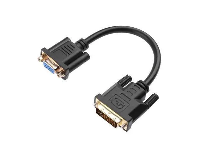 Alt view image 7 of 7 - DVI D to VGA Adapter Cable 24 + 5 Pin DVI Plug to 15 Pin VGA Socket
