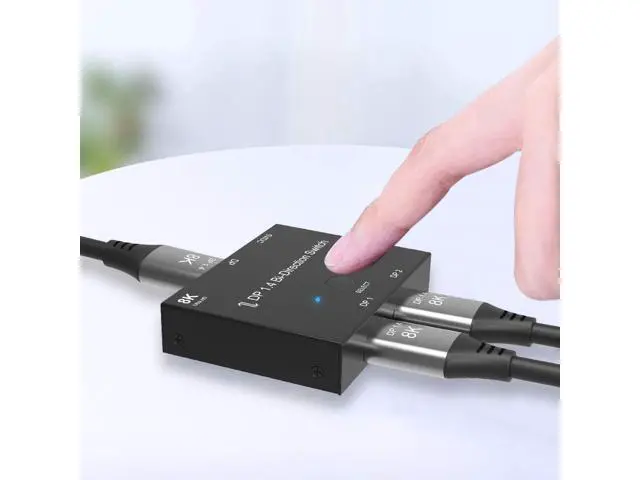 Alt view image 2 of 7 - CABLEDECONN DisplayPort 8K DP 1.4 Switch Bi-Direction 8K@30Hz 4K@120Hz Splitter Converter for Multiple Source and displays.