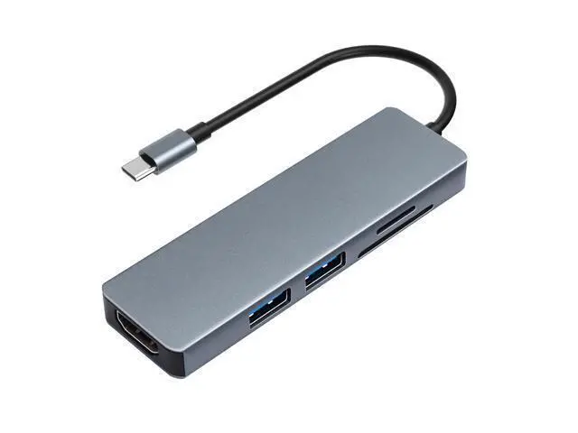 Alt view image 6 of 7 - Mirascreen Multifunctional Expansion Dock USB-C Hub Docking Station Adapter With USB 3.0 / 4K HDMI HD Display /RJ45 Gigabit Ethernet /PD Charging SD &TF Card Readers TC15