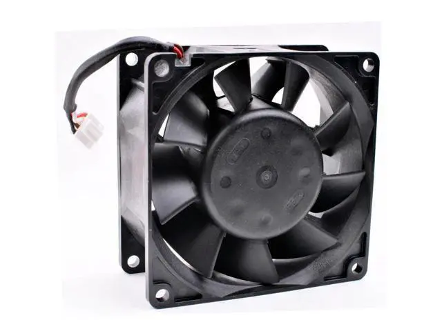 Alt view image 3 of 4 - 08038RA-12R-EU 8cm 8038 12V 2.15A 4 line waterproof large air volume server cooling fan
