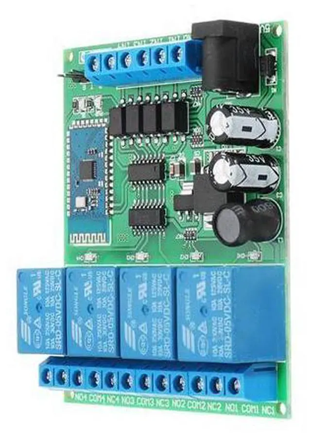 Alt view image 2 of 5 - DC 5V 9V 12 24V 4 Channel bluetooth Relay Android Mobile Wireless Remote Control Switch