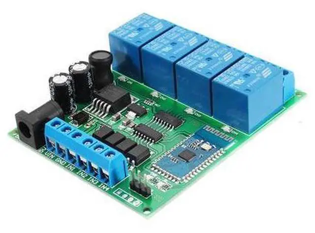 Alt view image 4 of 5 - DC 5V 9V 12 24V 4 Channel bluetooth Relay Android Mobile Wireless Remote Control Switch