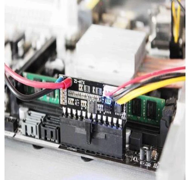 Alt view image 5 of 6 - PSU Board For PICO-BOX DC-ATX DC12V ITX 24P High Power Direct Insertion Rated 120W Peak 160W For Z1-ATX-160W