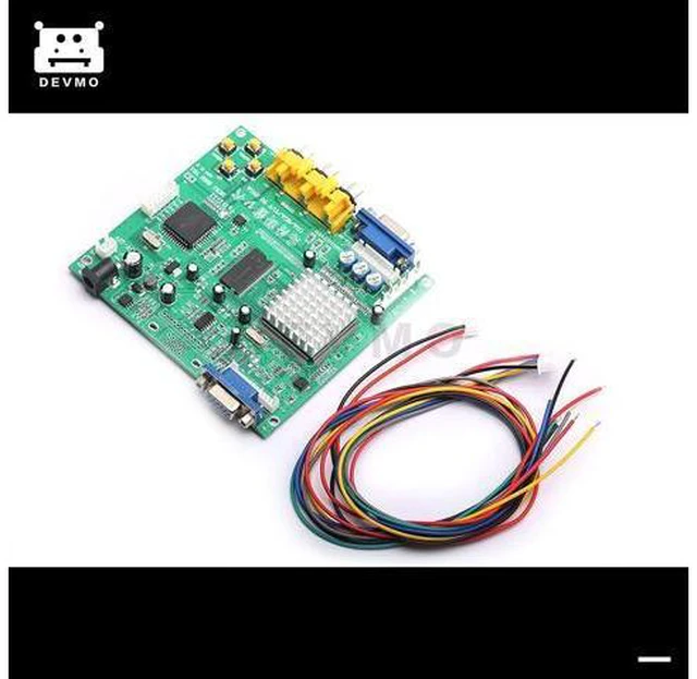 Alt view image 4 of 4 - DEVMO Gonbes GBS8200 CGA/EGA/YUV/RGB to VGA Output Arcade Jamma Game HD Video Converter Board Monitor to LCD GBS-8200 Latest aga
