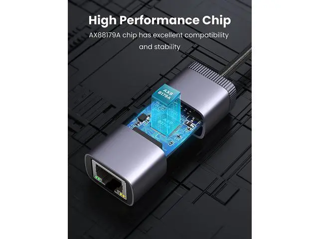 Alt view image 7 of 7 - USB Ethernet Adapter USB 3.0 to 10 100 1000 Mbps Gigabit LAN Network Adapter Mini RJ45 Internet Adapter Compatible with Nintendo Switch Laptop PC MacBook Surface XPS Raspberry Pi 4b and More