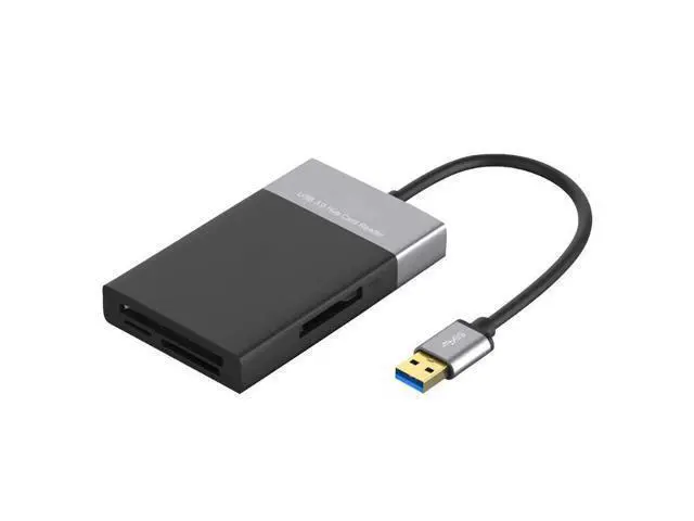 Alt view image 6 of 7 - 6 In 1 Multi Memory Card Reader USB 3.0 2 Port HUB Adapter for XQD CF TF MicroSD Compact Flash USB3.0 Card Reader PC High Speed
