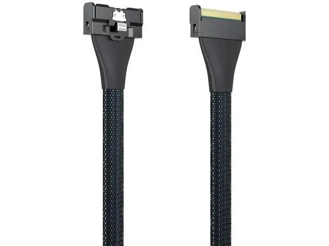 Alt view image 5 of 7 - PCIe Gen5 MCIO to MCIO 8X High-Speed Cable SFF-TA-1016 85-ohm, Server Storage Cable for NVMe Backplanes, Gen5 HBAs & All-Flash Arrays, 1m(3.3ft)