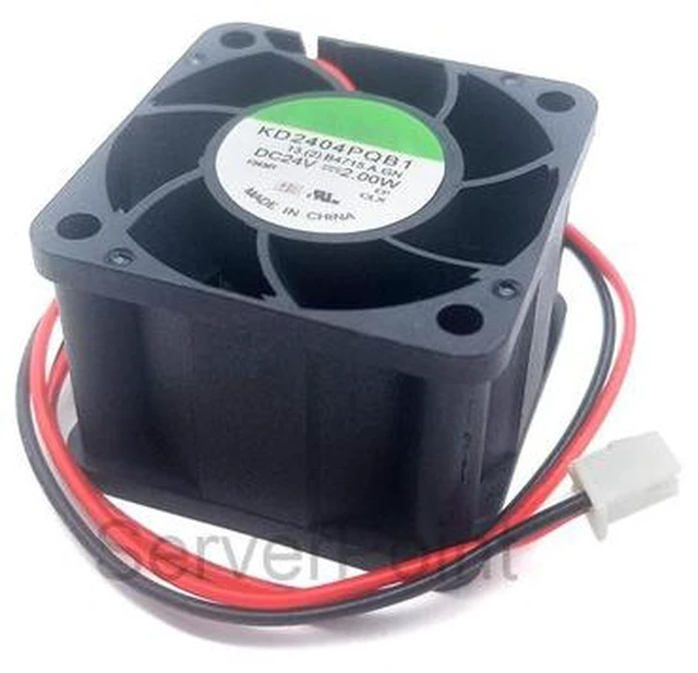 Main image of For SUNON KD2404PQB1 13.(2).B4715.A.GN DC 24V 2.0W 40x40x28mm 2-wire Server Square Fan