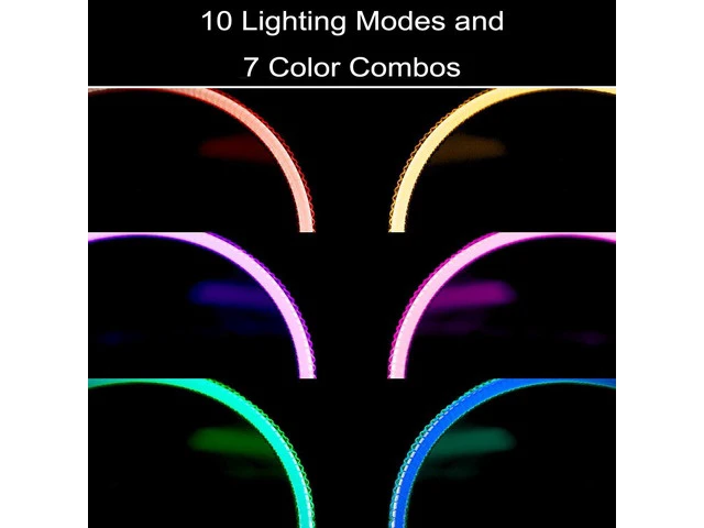 Alt view image 5 of 7 - rnairni Extended RGB Gaming Mouse Pad, Extra Large Gaming Mouse Mat for Gamer, Waterproof Office Desktop Mat with 10 Lighting Mode, for PC Computer RGB Keyboard Mouse - 31.5'' x 15in x 4mm(Map)