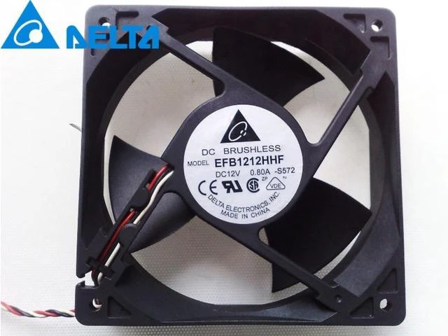 Main image of 1pcs EFB1212HHF 120mm 12cm DC 12V 0.80A server axial cooling fan for delta