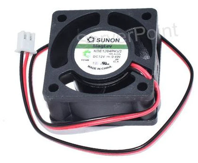 Main image of Genuine KDE1204PKV2 DC12V 0.6W 40x40x20mm 2-Pin Server Square Cooling Fan