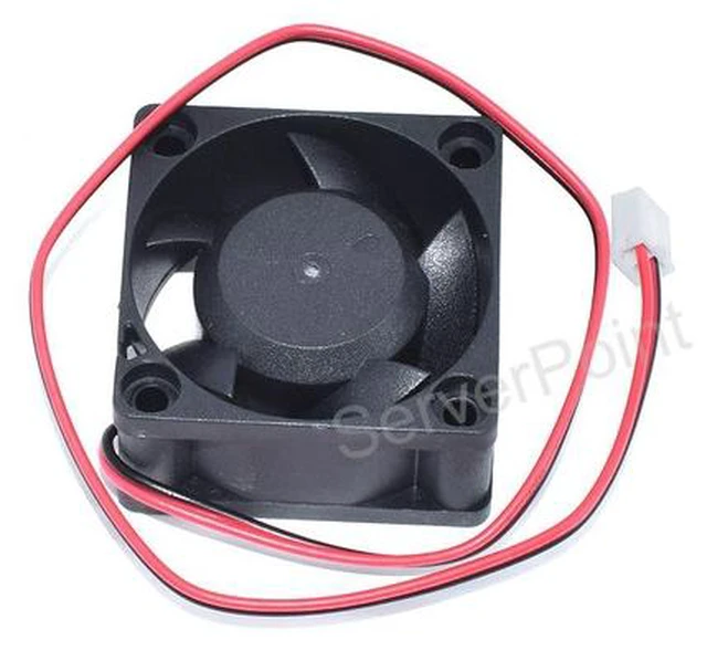 Alt view image 3 of 3 - Genuine KDE1204PKV2 DC12V 0.6W 40x40x20mm 2-Pin Server Square Cooling Fan