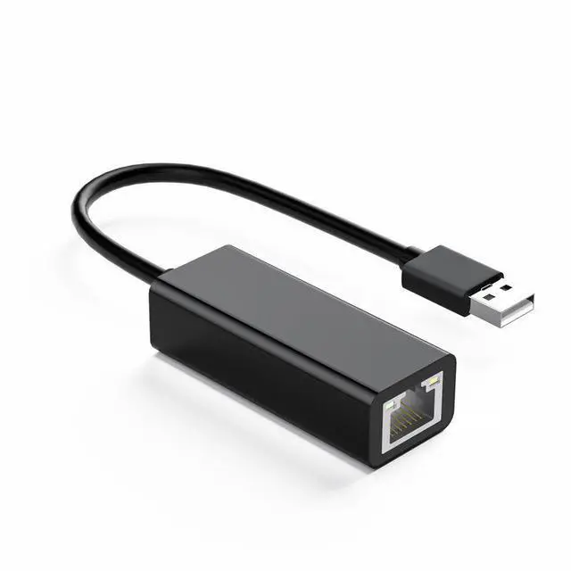 Alt view image 3 of 5 - Classic USB 2.0 to RJ45 Ethernet Adapter, 100Mbps Driver-Free Wired Network Card, Compatible with Desktops and Laptops, Stable Connection