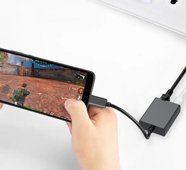 Alt view image 3 of 6 - 1 x RJ45 Ethernet Local Area Network Adapter with USB C-type charging port