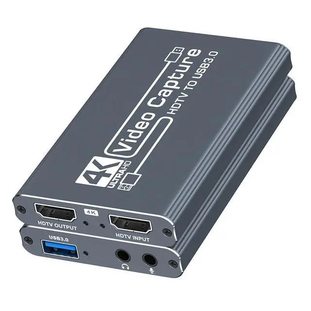 Alt view image 2 of 5 - 4K HDMI to USB 3.0 Audio Video Capture Card - High Definition Gaming TV - Suitable for Computer TV