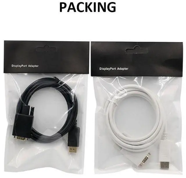 Alt view image 3 of 5 - High-definition conversion cable for connecting computer graphics card to monitor/projector via D-PHAT to VGA connection.
