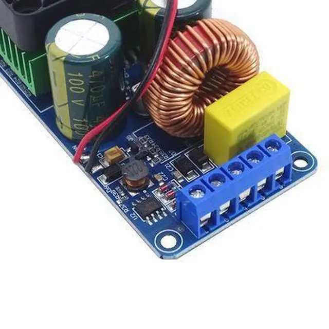 Alt view image 5 of 5 - HSW IRS2092S Digital Power Amplifier Board - Mono Mode, 500W High Power Class D Hi-Fi Amplifier. Its performance is superior to LM3886V.