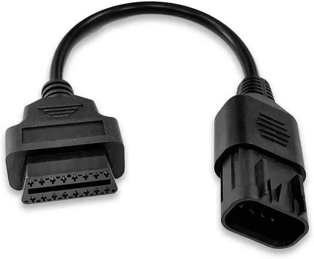 Alt view image 2 of 6 - OBD2 Adapter Cable for Polaris 8 Pin to 16 Pin OBD Diagnostic Connector | Fit for Polaris Slingshot, RZR, Ranger, General, Sportsman, ACE, ATV Motorcycle Diagnostic Tool, Work with OBDii Code Reader