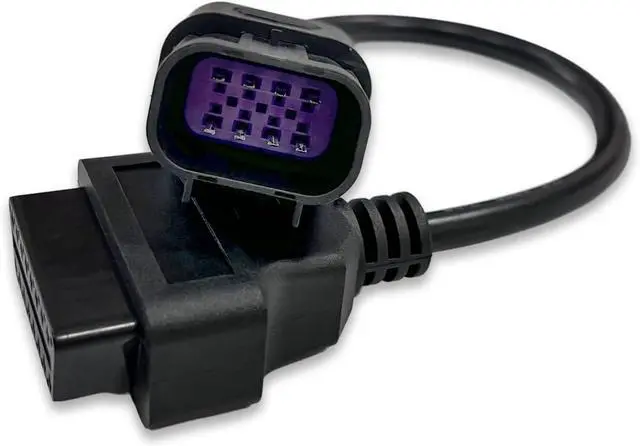 Main image of OBD2 Adapter Cable for Polaris 8 Pin to 16 Pin OBD Diagnostic Connector | Fit for Polaris Slingshot, RZR, Ranger, General, Sportsman, ACE, ATV Motorcycle Diagnostic Tool, Work with OBDii Code Reader
