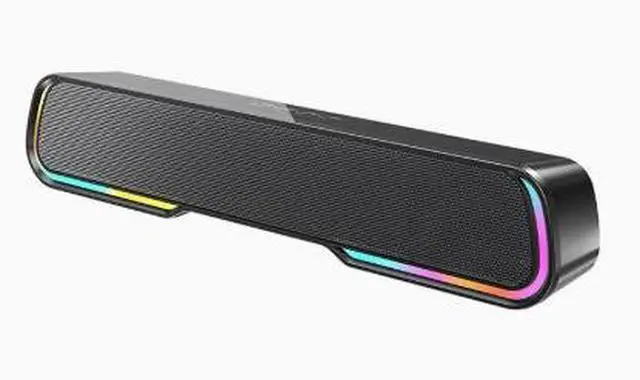 Main image of RGB rotating light, mini sound amplifier, desktop long strip portable subwoofer, high-power Bluetooth speaker