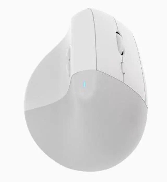 Alt view image 2 of 6 - V30 Wireless Bluetooth Dual-mode Vertical Mouse for Office - Silent Standing Ergonomic Mouse