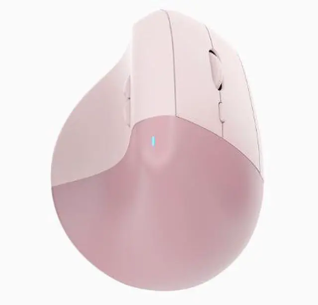 Alt view image 3 of 6 - V30 Wireless Bluetooth Dual-mode Vertical Mouse for Office - Silent Standing Ergonomic Mouse