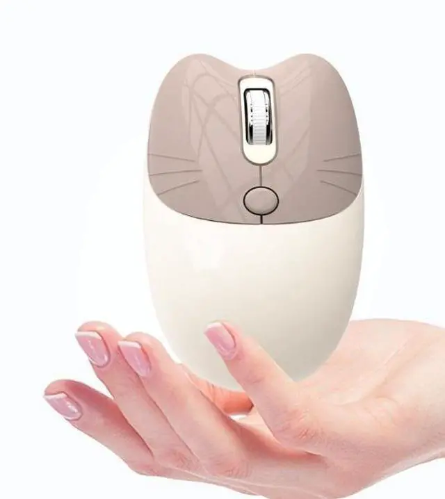 Alt view image 2 of 7 - Wireless high-quality keyboard and mouse set for women, featuring retro polka dots, suitable for desktop and laptop office use in factories.