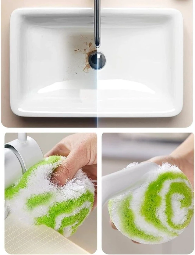 Main image of Bathroom Cleaning Brush Ball Shape Bathtub Cleaning
Restroom Sink Scrubber for Renters Landlords Home Apartment Hotel Dormitory Restaurant Powder Room Spa Studio Shopping Mall(2 items)