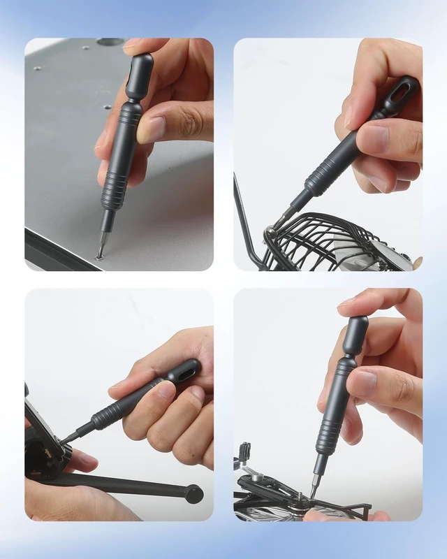 Alt view image 4 of 7 - 55-in-1 Precision Screwdriver Set Mini Magnetic Repair Tool Kit54 Magnetic Durable Bits, Compact Magnetic Case for Phone, Laptop, PC, Camera, Watch and Gifts for Men Women blue