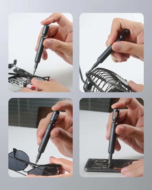 Alt view image 5 of 7 - 55-in-1 Precision Screwdriver Set Mini Magnetic Repair Tool Kit54 Magnetic Durable Bits, Compact Magnetic Case for Phone, Laptop, PC, Camera, Watch and Gifts for Men Women black
