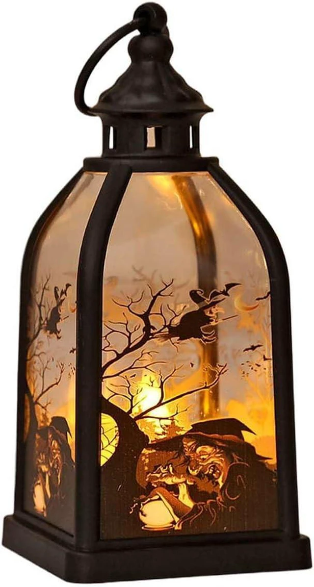 Main image of Halloween Pumpkin Lantern with LED Light,Portable Tabletop and Costume Prop
Flameless LED Pumpkin Lantern with A Carry Handle for Parades, Tables, Windows And Party Displays Witch