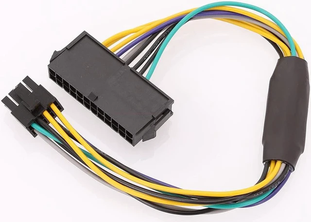 Alt view image 2 of 3 - 24 Pin to 8 Pin ATX PSU Power Adapter Cable Compatible with DELL Optiplex 3020 7020 9020 Precision T1700 12-inch(30cm)