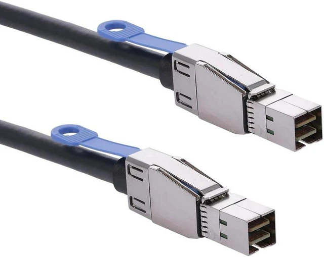Main image of ExternalMini SAS HD SFF-8644 to Mini SAS High Density HD SFF-8644 Data Server Raid Cable 50cm 12Gbps SF-069-0.5M