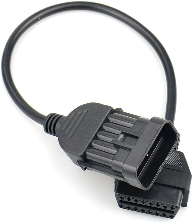 Alt view image 3 of 4 - 10pcs/Lot est O-pel 10Pin Extension Cable to OBD2 16Pin Female Diagnostic Connector for Opel 10 Pin Works OP COM