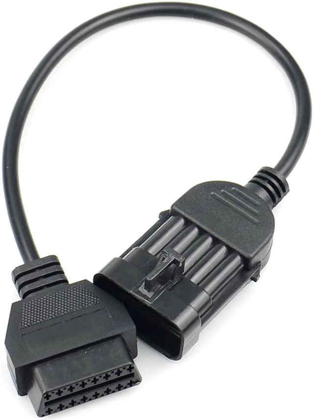 Alt view image 4 of 4 - 10pcs/Lot est O-pel 10Pin Extension Cable to OBD2 16Pin Female Diagnostic Connector for Opel 10 Pin Works OP COM