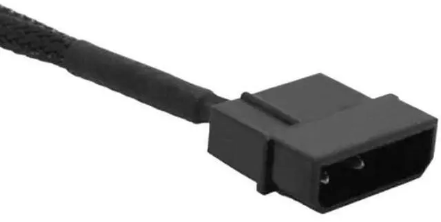 Alt view image 3 of 5 - 2 Pack 4-Pin Molex to 3 x 3 Pin / 4 Pin PMW 12V PC Case Fan Power Adapter Cable 3-Pin / 4-Pin (PWM Connector) to Molex Computer Cooler Cooling Fan Splitter Y Power Molex-3Pin/4Pin Cable Splitter